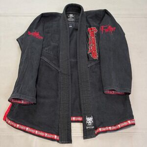 Gameness F3 Female Black Brazilian Jiu Jitsu BJJ MMA Gi Air Feather Women-5093